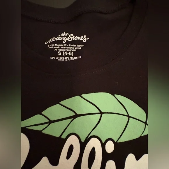 The Rolling Stones Women’s and Women’s Graphic Tee and Fleece Shorts Set Size S - Picture 7 of 8